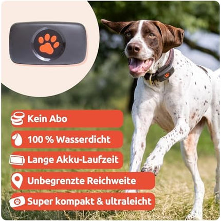 PitPat Dog GPS Tracker -Twin Pack Black and Red - Track 2 Dogs - No Subscription Required - Suitable for All Dogs and Fits All Collars - Smart Activity Tracker, Satellite Tracking with Unlimited Range