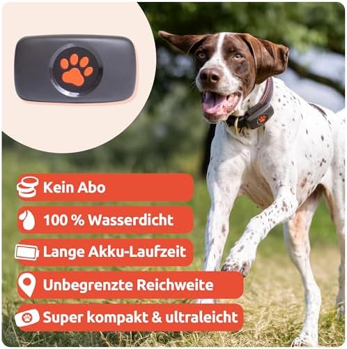 PitPat Dog GPS Tracker -Twin Pack Black and Red - Track 2 Dogs - No Subscription Required - Suitable for All Dogs and Fits All Collars - Smart Activity Tracker, Satellite Tracking with Unlimited Range