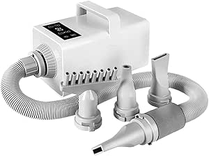 PaWz Pet Grooming Hair Dryer Dog Cat Speed Blower Heater Low Noise 3200W White