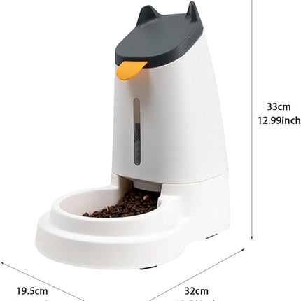 Automatic Cat Feeder,Gravity-Controlled Feeder and Dispenser