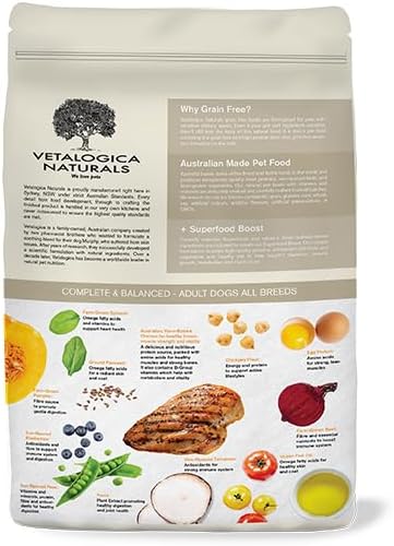 Vetalogica Naturals Premium Quality Grain Free Chicken Adult Dry Dog Food 3 kg