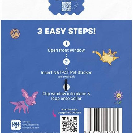 NATPAT Holistic Pet Care Locket for Calming Stickers and Outdoor Patches