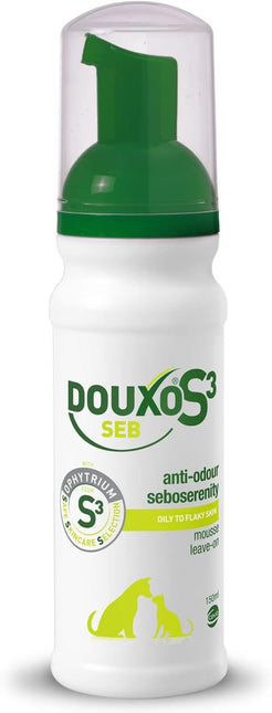 DOUXO S3 SEB Dog & Cat Dandruff Solution Soothing Leave-On Mousse