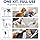 Dog Grooming Vacuum, 10000Pa Strong Pet Vacuum, 7 in 1 Dog Grooming Kit with 5 Suction Mode and 2L Large Dust Cup for Shedding Pet Hair