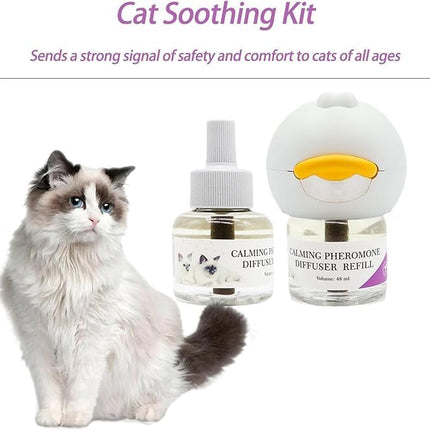 Cat Calming Diffuser, Pheromones cat Diffuser Refill 3 sets