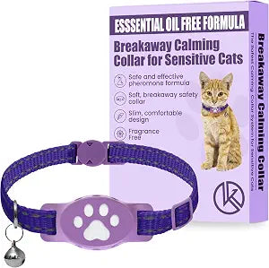 Breakaway Calming Collar for Sensitive Cats - Unscented Formula, No Essential Oils