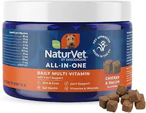 NaturVet Aller-911 Advanced Allergy Aid for Dogs & Cats - 180 Soft Chews