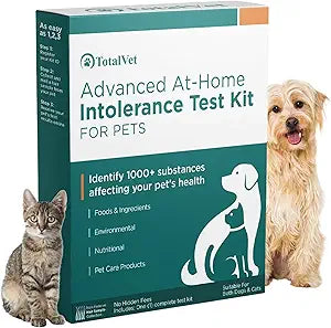Pet Sensitivity Test Kit - Tests 1000+ Food & Environmental Intolerances - At-Home Hair Sample - Results in 48 Hours - Cats & Dogs
