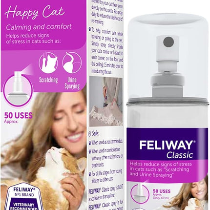 FELIWAY Classic Cat Calming Spray, 60ml