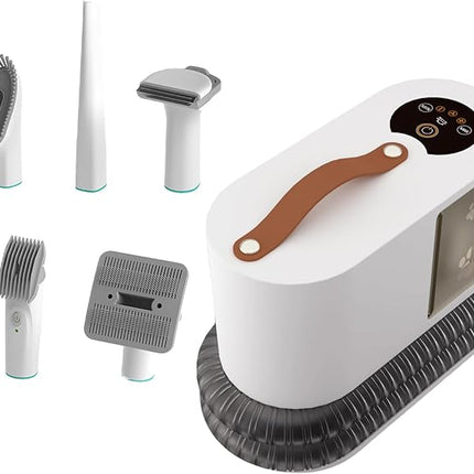 Pet Dog Hair Vacuum & Grooming, DIY Pet Grooming Tools, Quiet pet vacuum groomer shedding hair remover with deshedding brush, clippers