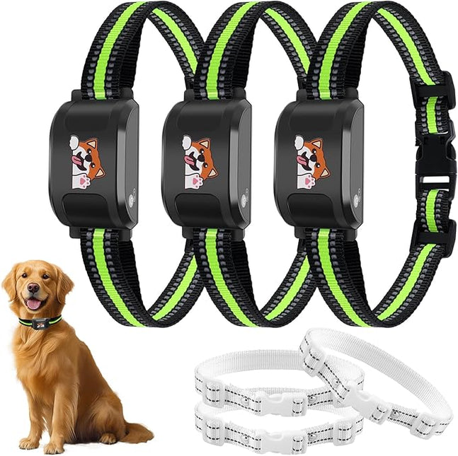 GPS + Wireless Dog Fence & Training Collar – No Subscription, App Geo-Fence 3280ft, 60-164ft Bluetooth Training, 3-Dog Support