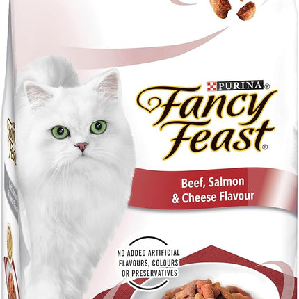 FANCY FEAST Adult Dry Cat Food Beef, Salmon and Cheese 1.4kg