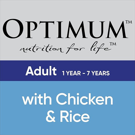 Optimum Weight Management Chicken & Rice Dog Food 680g Can, 12 Pack