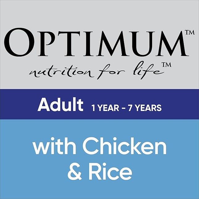 Optimum Weight Management Chicken & Rice Dog Food 680g Can, 12 Pack