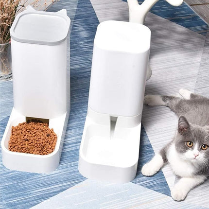 Self-Dispensing Gravity Pet Feeder & Waterer