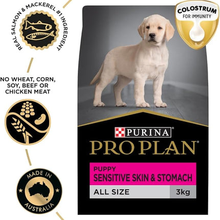 Purina Pro Plan Puppy Sensitive Skin & Stomach Dry Dog Food 3kg