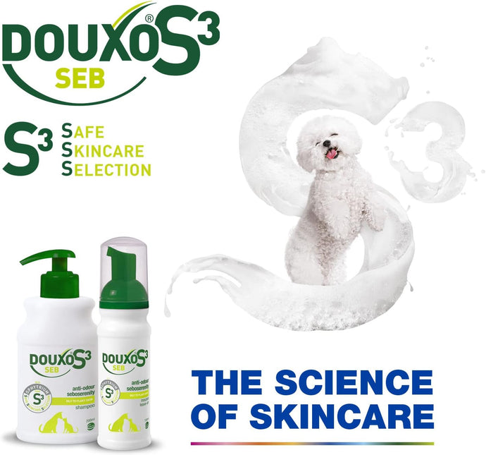 DOUXO S3 SEB Dog & Cat Dandruff Solution Soothing Leave-On Mousse