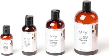 Eye Envy Tear Stain Remover Solution for Dogs. Gentle, Natural, Safe. Cleans Tear Stains. Recommended by AKC Breeders, Handlers, Groomers. 4 oz. Made in USA