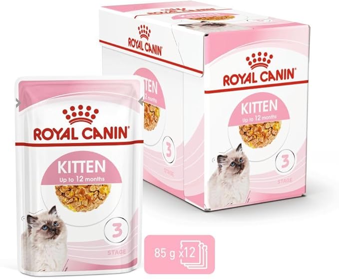 Royal Canin Kitten Instinctive in Jelly Pack, 12 Pack