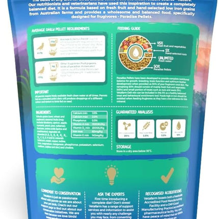 Vetafarm Paradise Pellets 2Kg