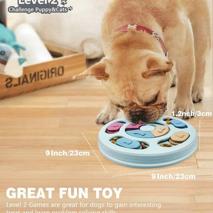 Dog Puzzle Toys, Interactive Dog Game, Dog Enrichment Toys for Small, Medium & Large Dogs, Treat Training
