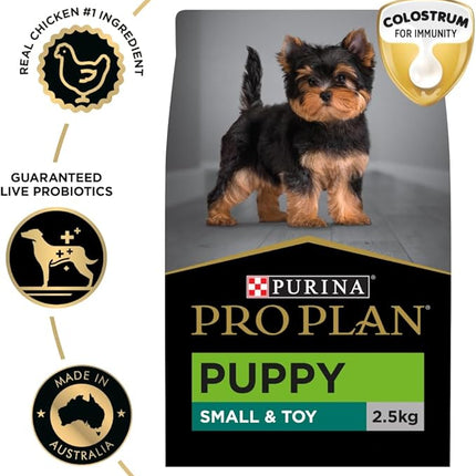 Purina Pro Plan Puppy Dry Dog Food Small and Toy Breeds Chicken 2.5kg