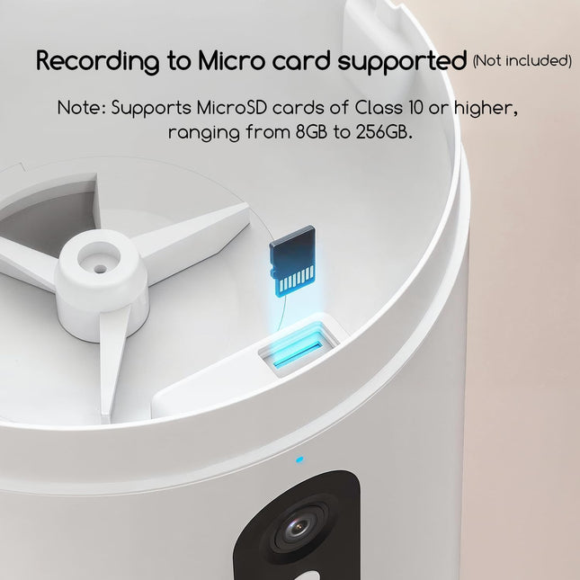 Faroro Automatic Cat Feeder with Camera, 3MP HD Video with Night Vision, 5G/2.4G