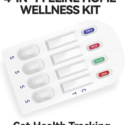 Home Check 4-in-1 Feline Home Wellness Kit – Easy Cat Health Monitor 2 (Pack)