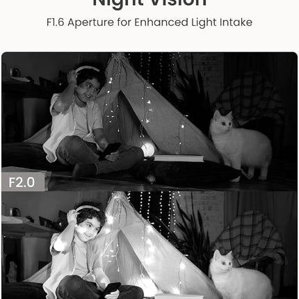 Reolink E1 Pro 3K PT Wi-Fi Indoor Camera for Baby & Pet Monitoring, Auto Tracking, 5MP Night Vision Enhanced by F1.6 Aperture, Person/Pet/Baby Crying Detection, 2.4/5GHz Wi-Fi, Two-Way Talk