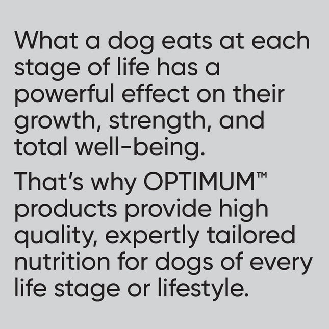 Optimum Adult Dog Wet Can Food with Beef Rice and Egg Natural, 700 g (Pack of 12)