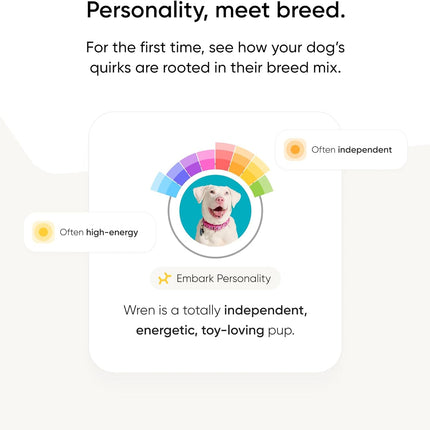 Embark Breed & Health Dog DNA Test - 400+ Breeds, 270+ Health Conditions, Allergy Risk Score, Relatives, and More