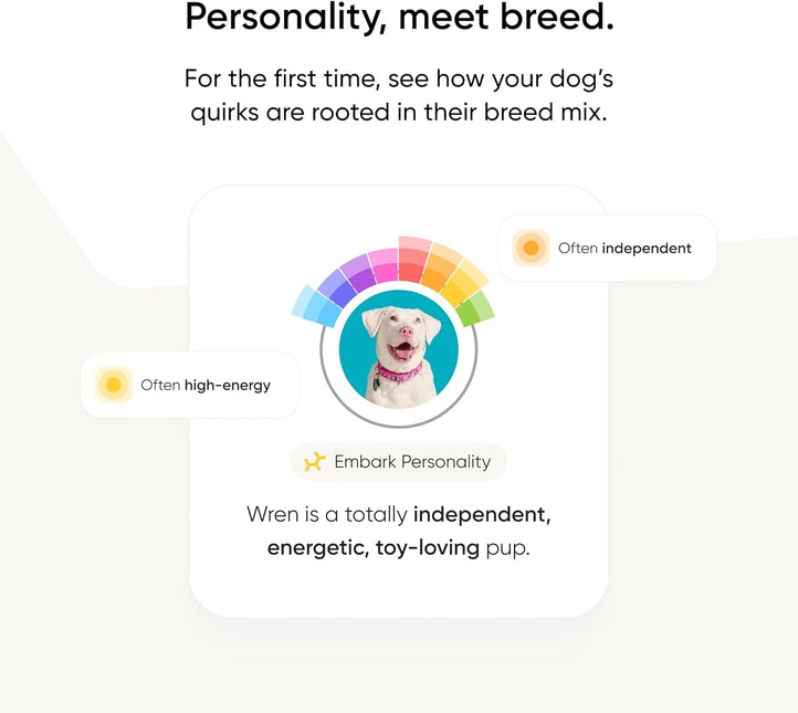 Embark Breed & Health Dog DNA Test - 400+ Breeds, 270+ Health Conditions, Allergy Risk Score, Relatives, and More (Pack of 2)