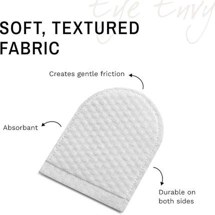 Eye Envy Finger Mitts Clean Dog Ears & pet tears, Earwax & Debris. Soft Fabric Finger cots. 40 Count.