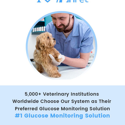 IMPet Glucose Monitoring Kit for Dogs & Cats, Pet Blood Sugar Monitor with 100 Strips