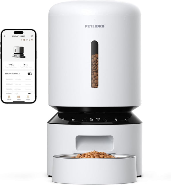 PETLIBRO Granary Automatic Cat Feeder, Smart WiFi App Control (2.4GHz/5GHz)