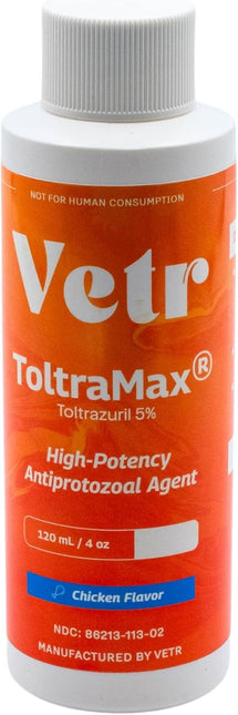 Toltrazuril 5.0% for Horses, Dogs, Cats, 120mL/4 Ounce, for Non-Food Chain Animals, Chicken