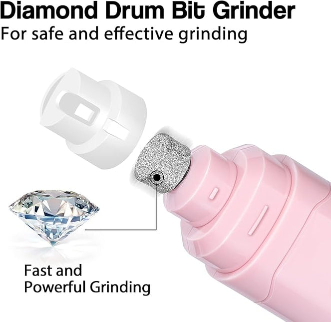 Casfuy Dog Nail Grinder Upgraded - Professional 2-Speed Whisper-Quiet