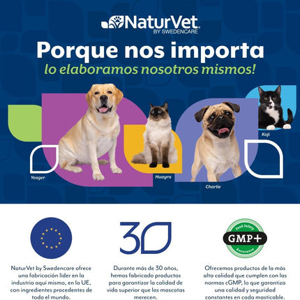 NaturVet Aller-911 Advanced Allergy Aid for Dogs & Cats - 180 Soft Chews