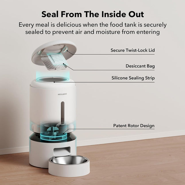 PETLIBRO Granary Automatic Cat Feeder, Smart WiFi App Control (2.4GHz/5GHz)