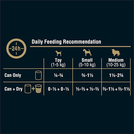 MY DOG Adult Wet Dog Food Sardines, Tuna and Spring Vegetable 400g Can, 24 Pack