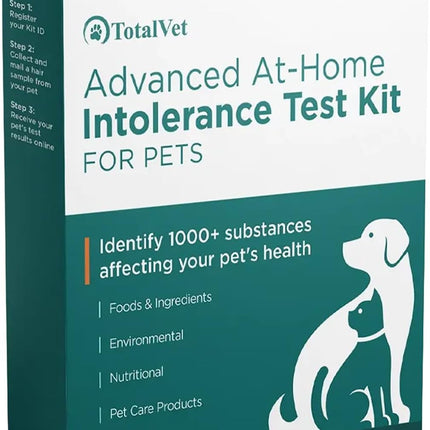 Pet Sensitivity Test Kit - Tests 1000+ Food & Environmental Intolerances - At-Home Hair Sample - Results in 48 Hours - Cats & Dogs