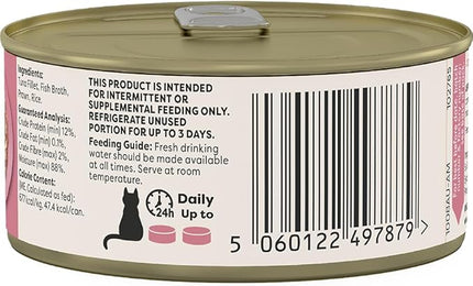 Applaws 100% Natural Wet Cat Food Tuna Fillet with Prawns in Broth, Limited Ingredients Pet Food 70g Tin (Pack of 24)