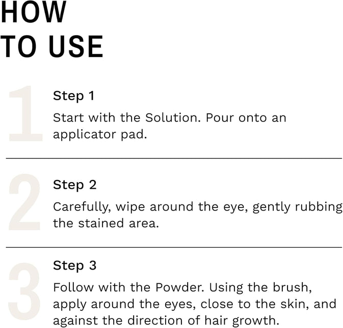 Product Energy Guide Eye Envy Cat Tear Stain Remover Starter Kit with ProPowder Brush. Stain Solution, Applicator Pads, Stain Powder, and Small Applicator Brush. Tear Stain Cleaning Kit. Lasts 30-45 Days. Made in USA.