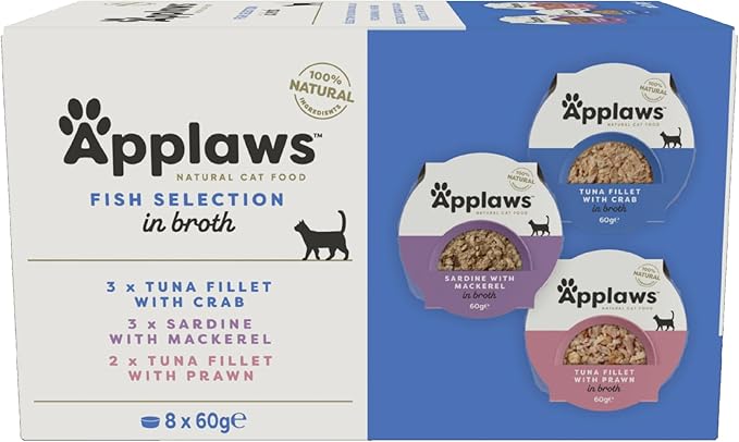 APPLAWS Cat TARRINA Multi Selection Fish 8X 60