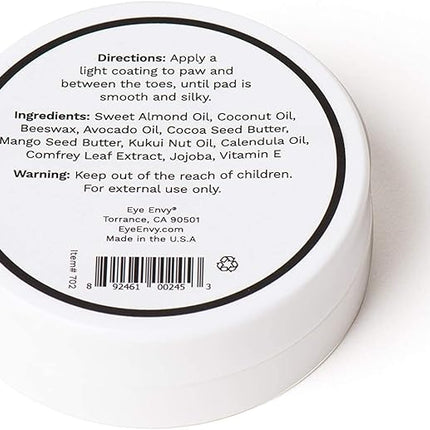 Eye Envy On The Paw Therapy Balm - Natural Dog Products, Nourish and Heal Cracked Paws, Protect Against Heat, Salt, Snow, 1.45oz
