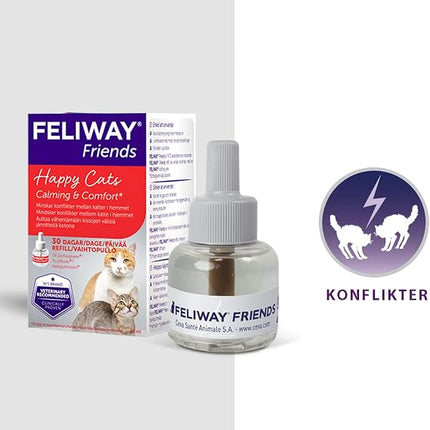 Feliway Friends Refill (48ml) - Reduces conflicts and tensions between your cats