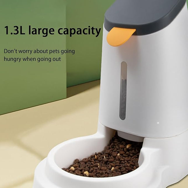Automatic Cat Feeder,Gravity-Controlled Feeder and Dispenser
