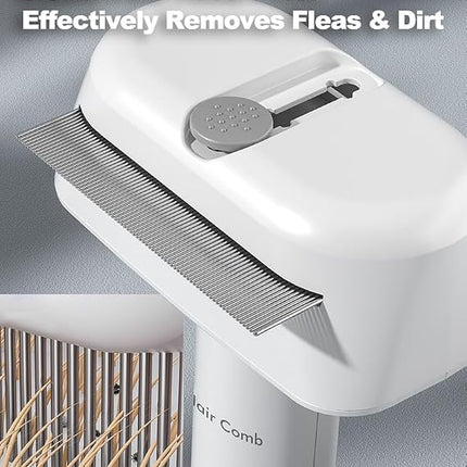 Double-Sided Undercoat Rake for Shedding, Dematting Comb for Cats, Deshedding Dog Brush