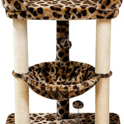 Cat Tree Tower with Top Perch for Large Indoor Cats, Tall Cat Scratching Post