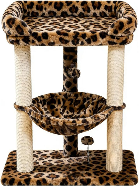 Cat Tree Tower with Top Perch for Large Indoor Cats, Tall Cat Scratching Post